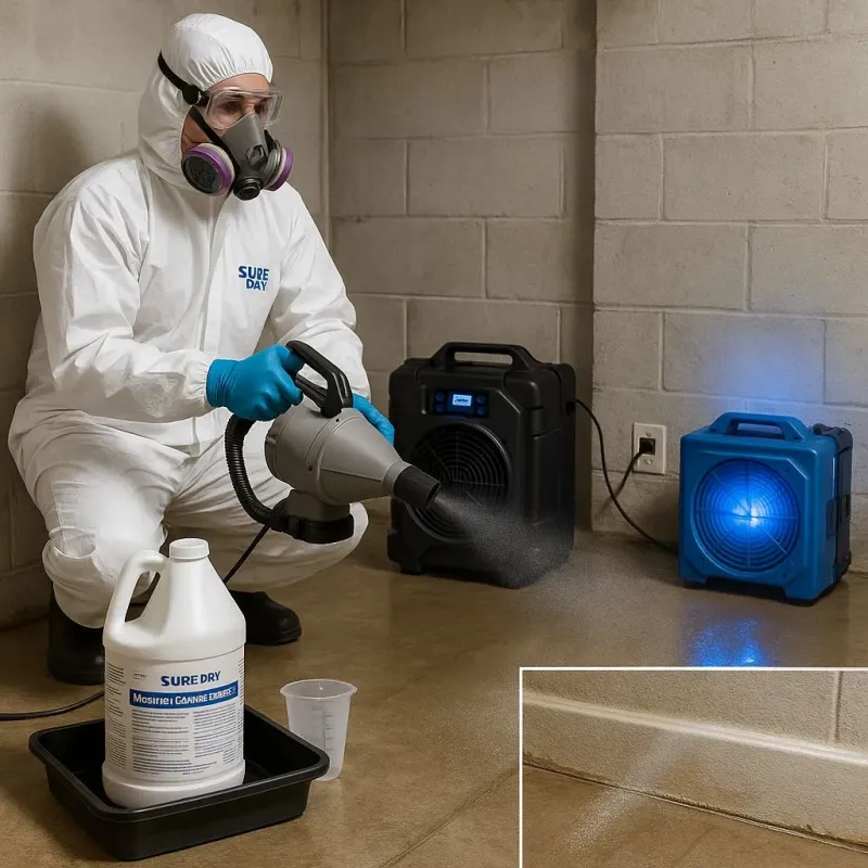 Sanitization and Odor Removal process in Auburn, MA